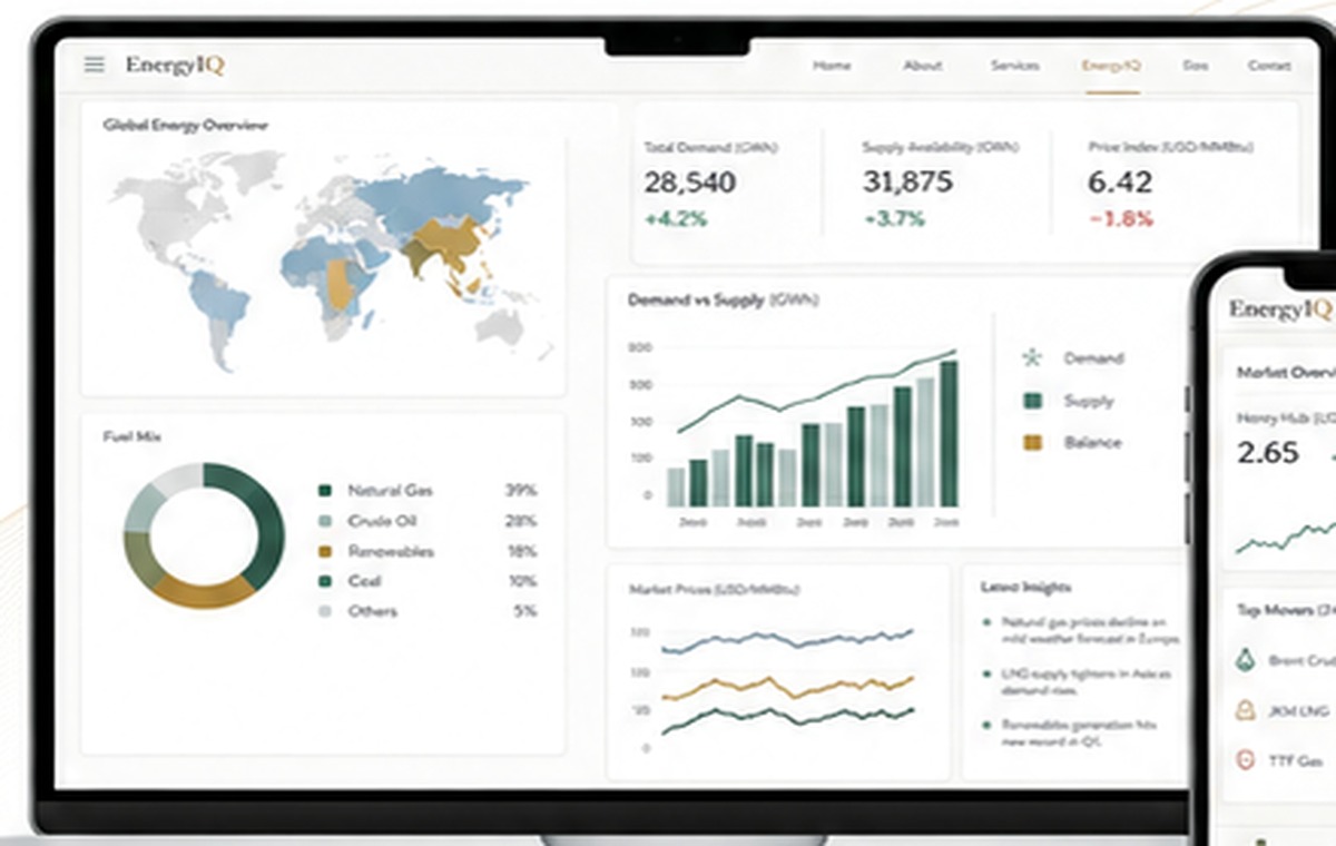 EnergyIQ dashboard visual